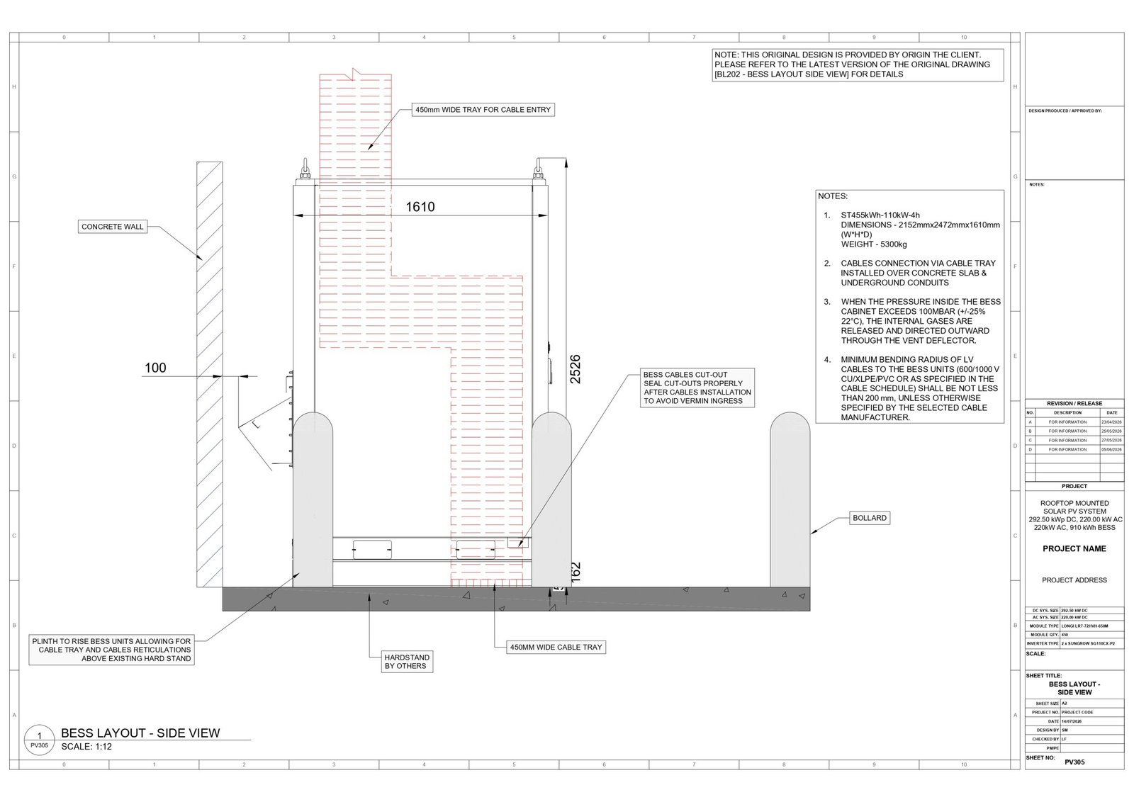 1 Roof Top C&I PV & BESS Construction Design