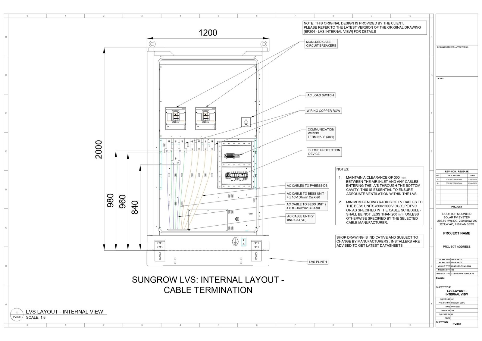1 Roof Top C&I PV & BESS Construction Design