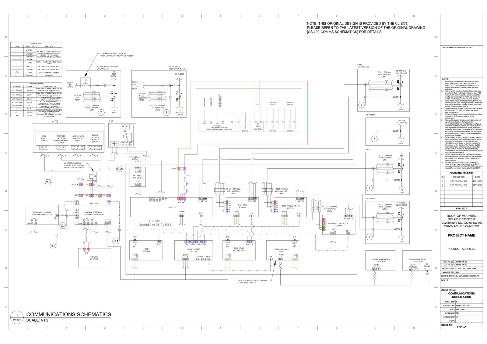1 Roof Top C&I PV & BESS Construction Design
