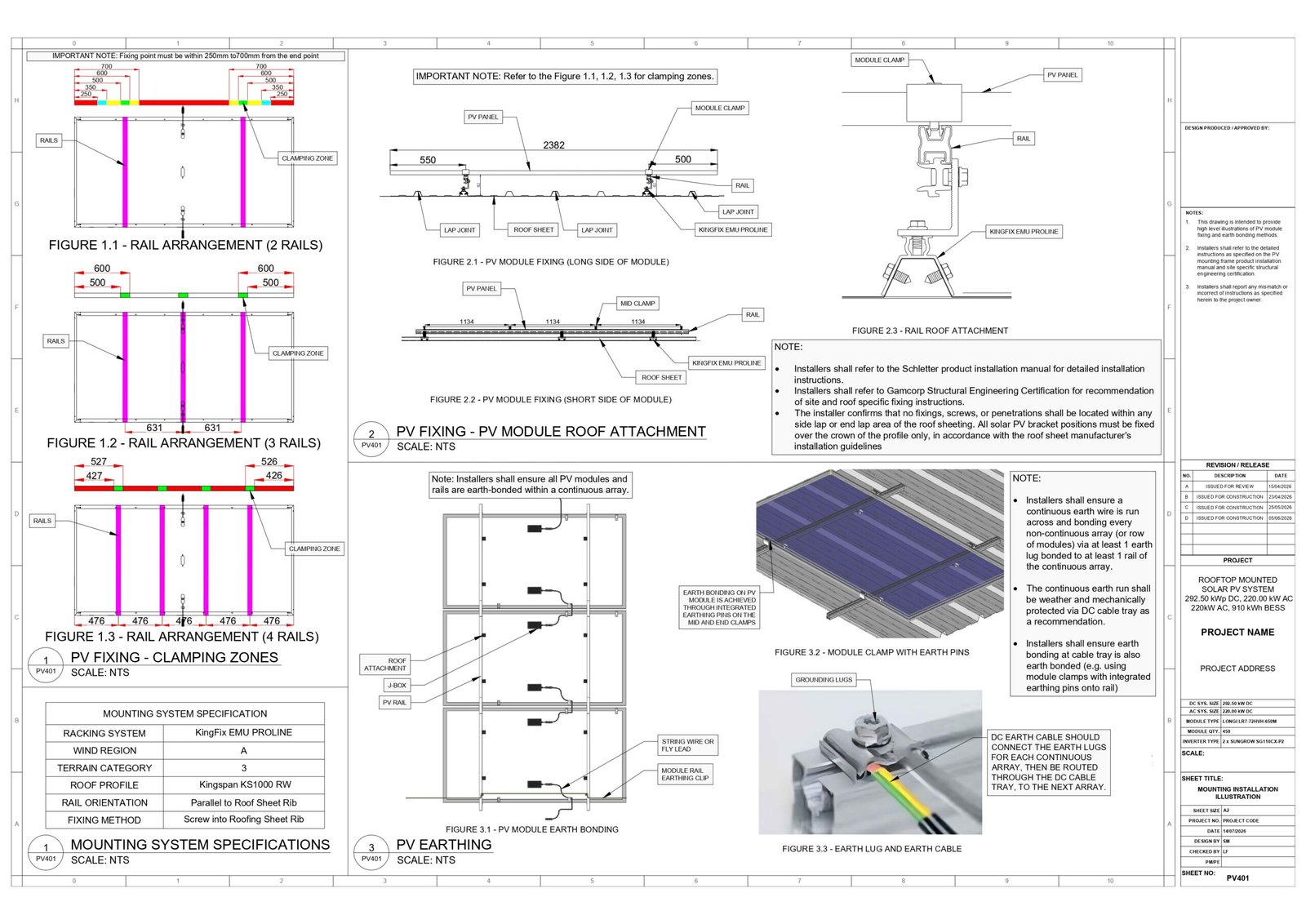 1 Roof Top C&I PV & BESS Construction Design