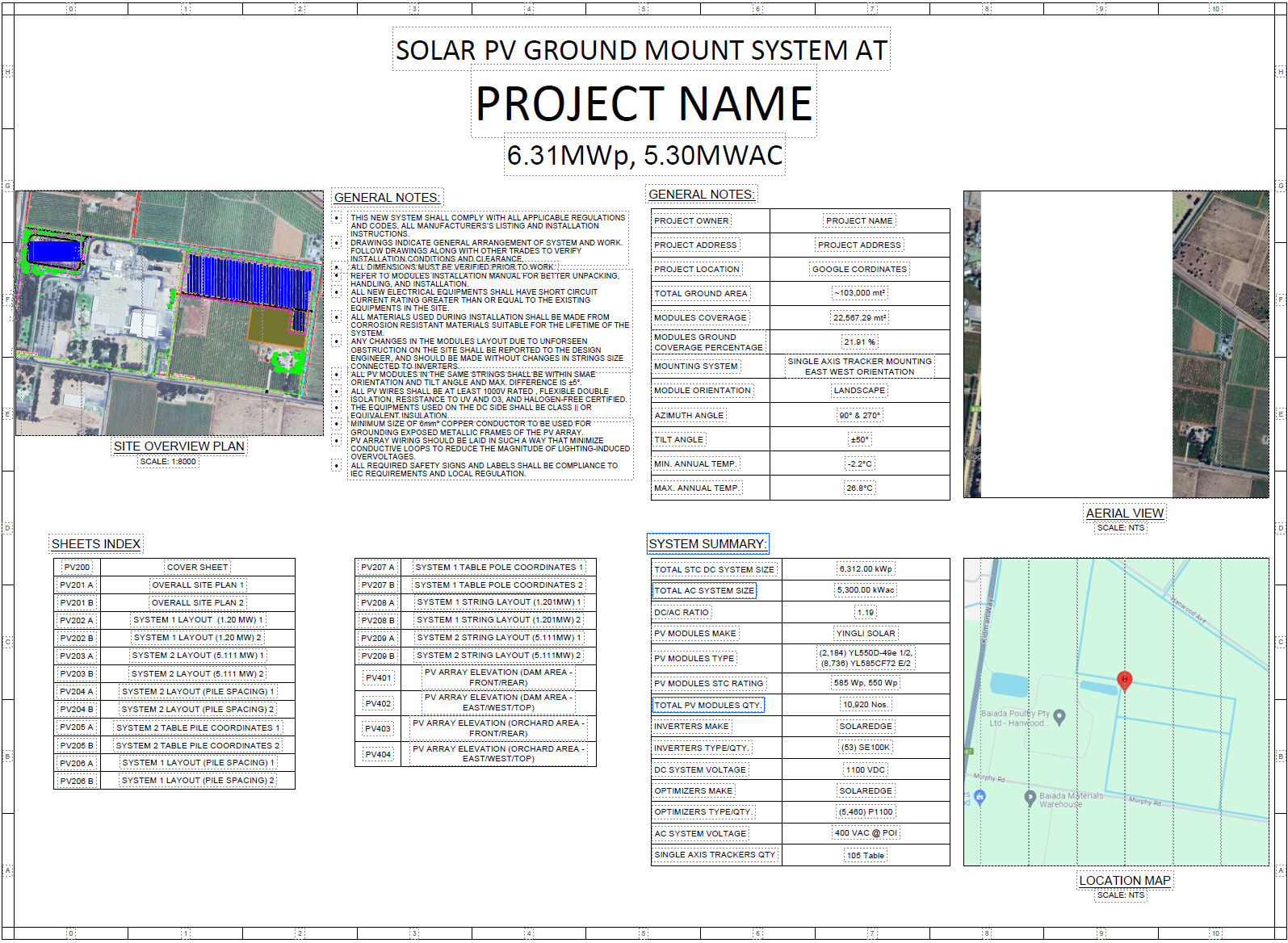 2 Ground Mount PV Systems Construction Design