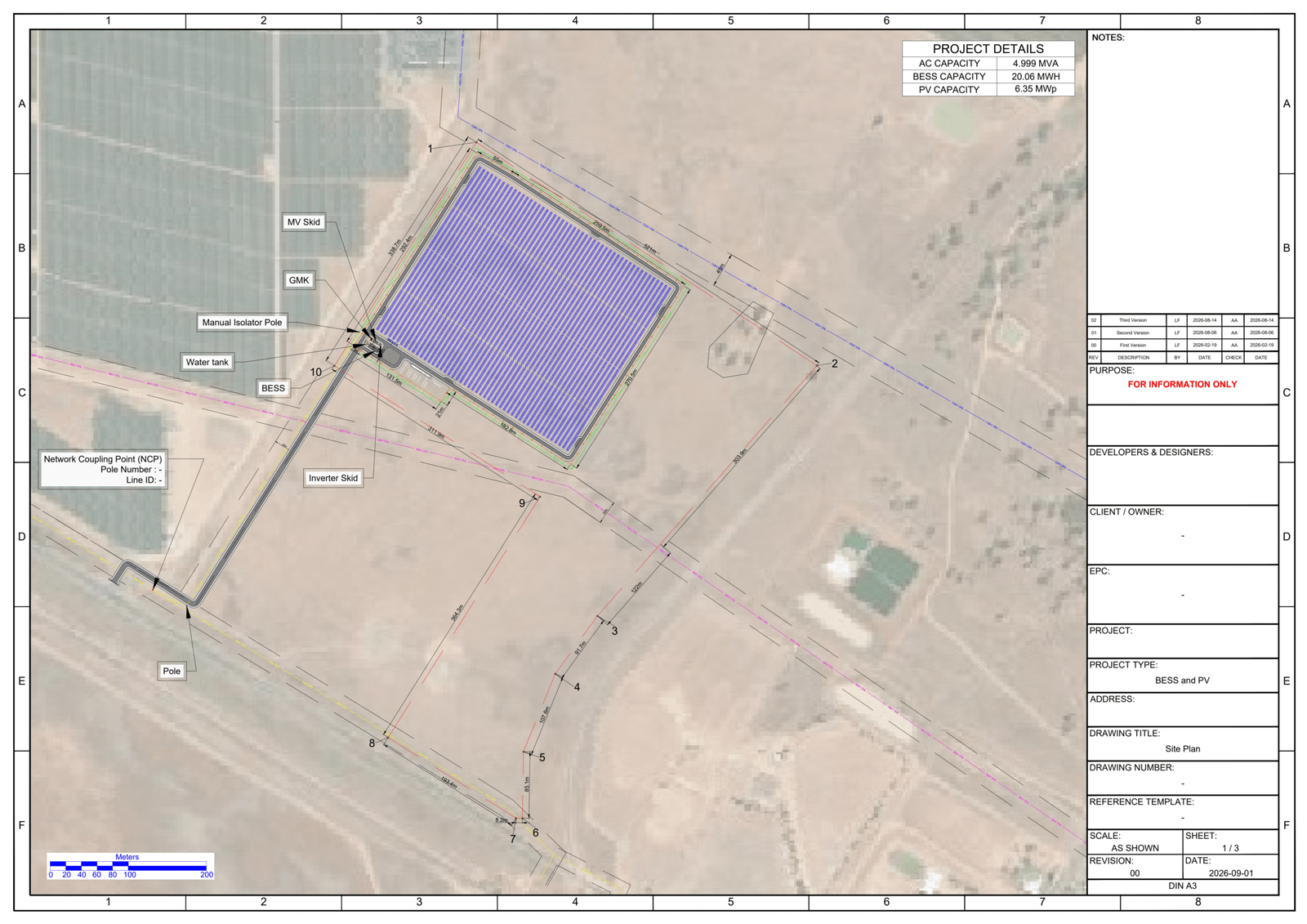 3 Utility PV BESS Design Portfolio